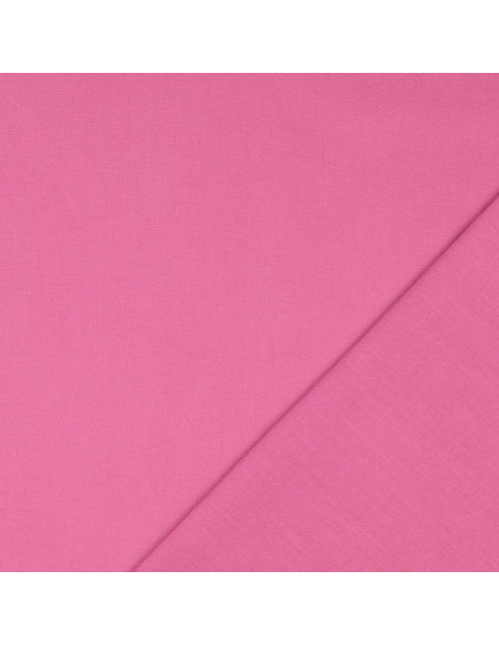Effen cretonne katoenstof - Mauve