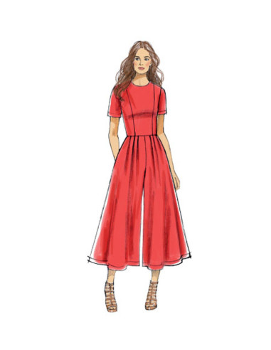 Jurk en jumpsuit patroon - Vogue 9075