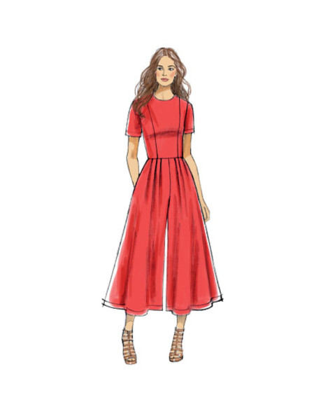 Jurk en jumpsuit patroon - Vogue 9075