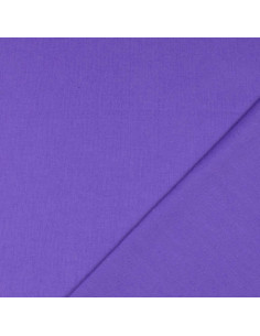 Effen cretonne katoenstof - Amethist Violet 2