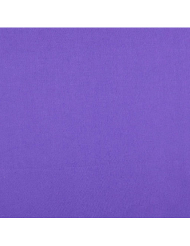 Effen cretonne katoenstof - Amethist Violet