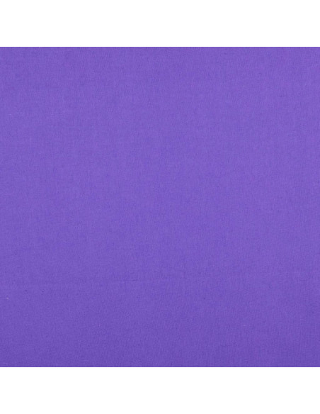 Effen cretonne katoenstof - Amethist Violet