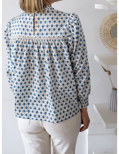 Jurkpatroon, blouse Victoire - Joli Lab