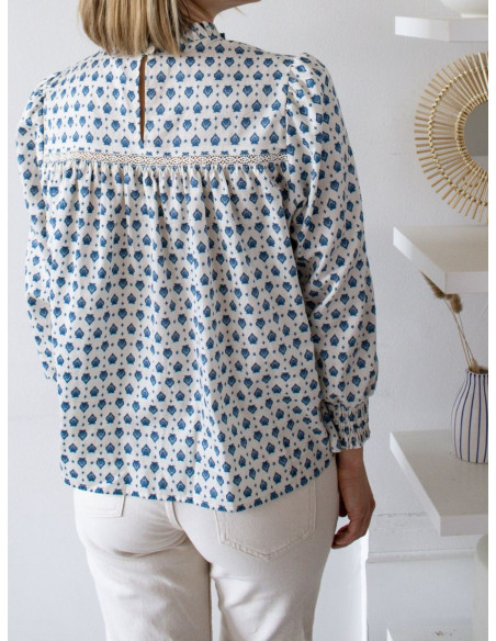 Jurkpatroon, blouse Victoire - Joli Lab
