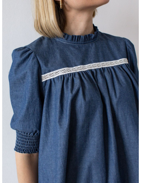 Jurkpatroon, blouse Victoire - Joli Lab