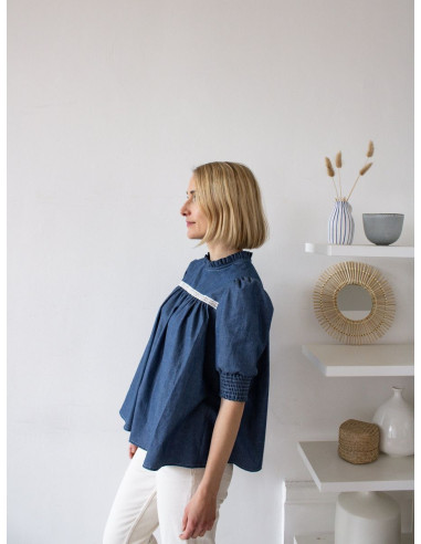 Jurkpatroon, blouse Victoire - Joli Lab