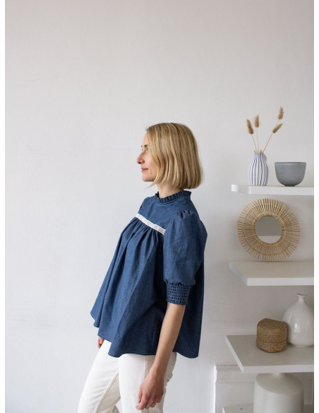 Jurkpatroon, blouse Victoire - Joli Lab
