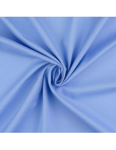 Effen cretonne katoenstof - Wagenblauw