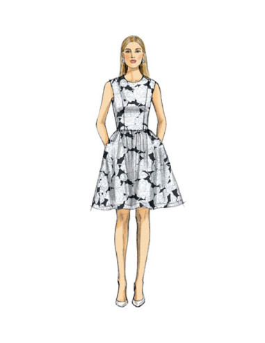 Jurk en jumpsuit patroon - Vogue 9075