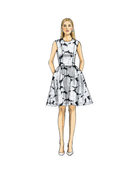 Jurk en jumpsuit patroon - Vogue 9075