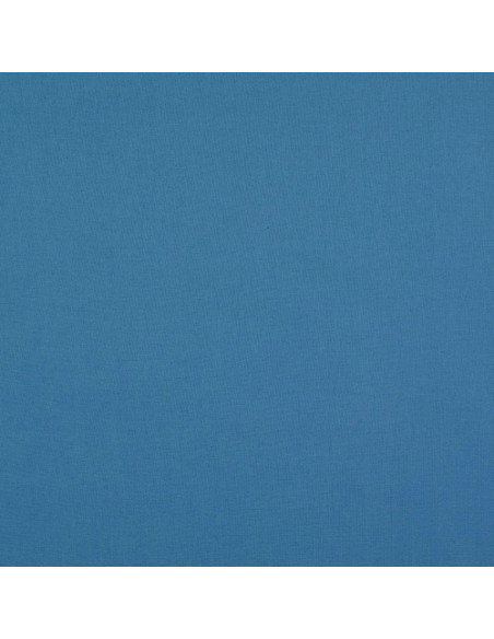 Effen cretonne katoenstof - Blauwgrijs