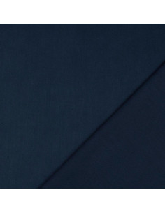 Effen cretonne katoenstof - Marineblauw 2