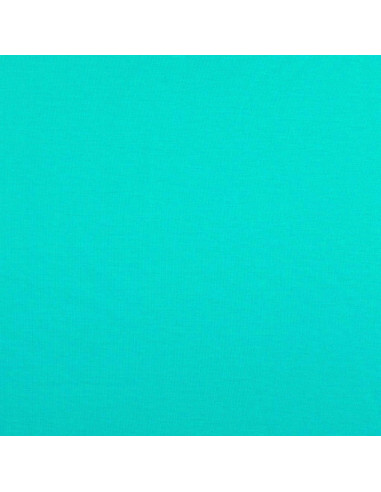 Effen cretonne katoenstof - Pacifisch blauw