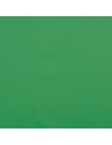 Effen cretonne katoenstof - Grasgroen