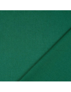 Effen cretonne katoenstof - Donkergroen 2