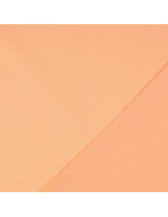 Effen cretonne katoenstof - Roze zand 2