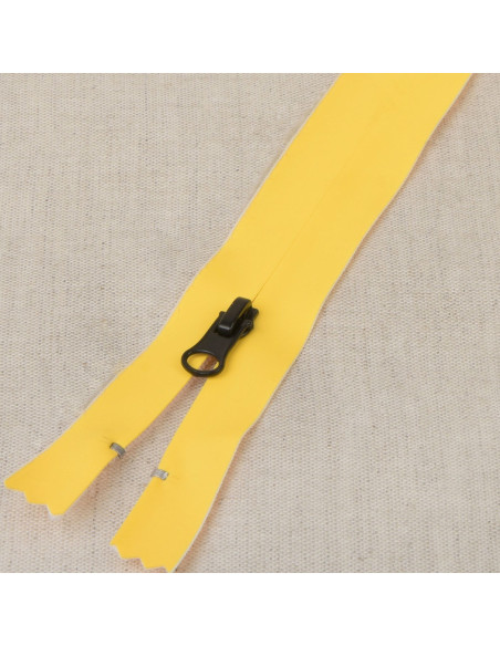 Onzichtbare waterdichte rits 20 cm - Geel