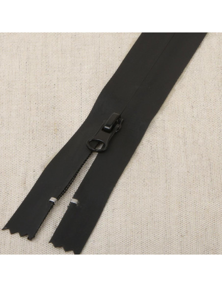 Onzichtbare waterdichte rits 20 cm - Zwart