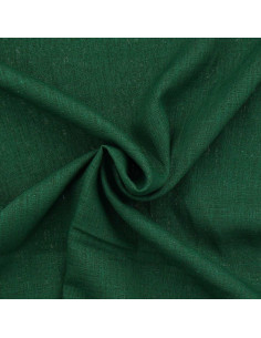 Linnen viscose stof - Dennengroen 2