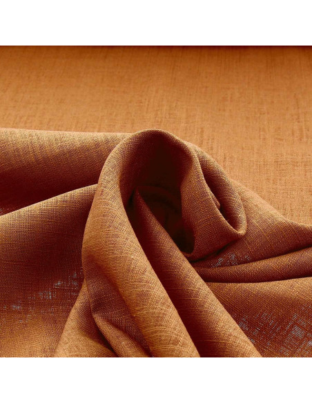 Linnen viscose stof - Indisch geel
