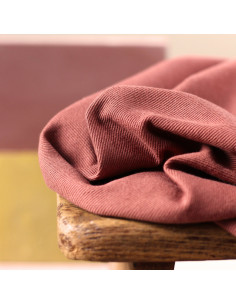 Zware siena gabardine keperstof - La Maison Naïve