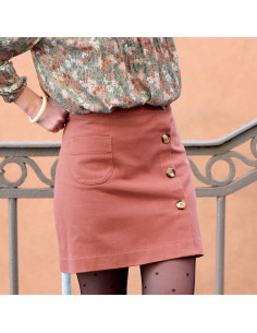 Zware siena gabardine keperstof - La Maison Naïve 2