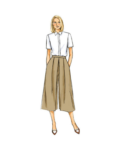 Patroon voor culotte-rok - Butterick 6178