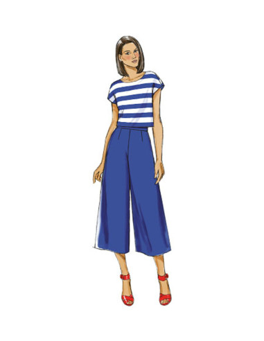 Patroon voor culotte-rok - Butterick 6178