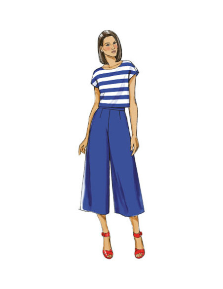 Patroon voor culotte-rok - Butterick 6178