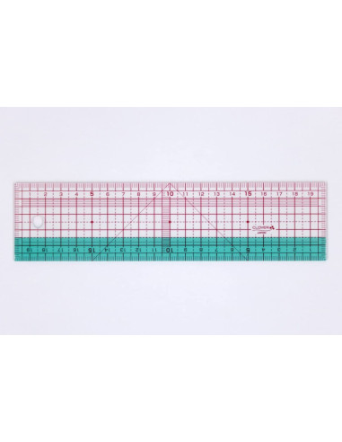 Flexibele Japanse liniaal 20 cm Clover