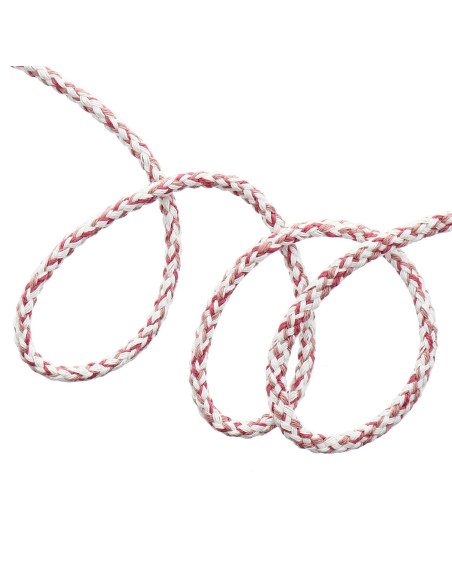 Fantasie koordtrui - Wit, oudroze, roze