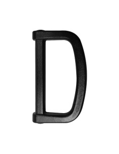 Kunststof D-ring 30 mm - Zwart