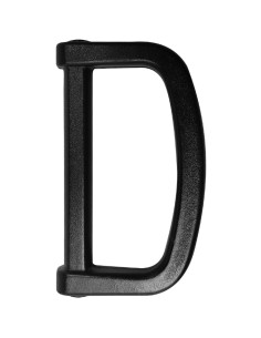 Kunststof D-ring 40 mm - Zwart