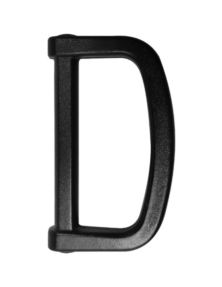 Kunststof D-ring 40 mm - Zwart