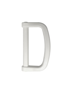 Plastic D-ring 25 mm - Wit