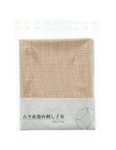 Sashiko-stofcoupon 50 cm x 55 cm - Natuurlijk 2