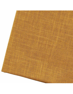 Sashiko-stofcoupon 50 cm x 55 cm - Mosterdkleur