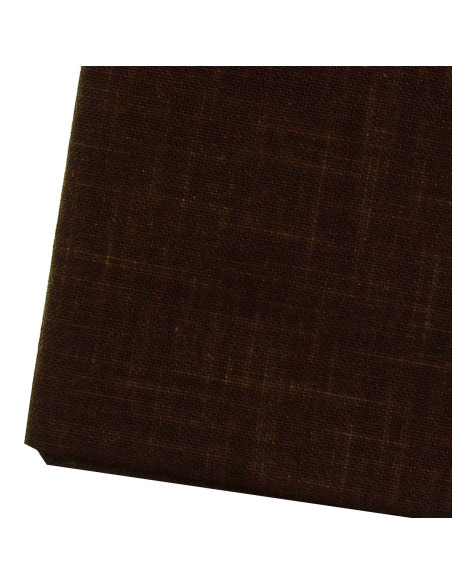 Sashiko-stofcoupon 50 cm x 55 cm - Bruin