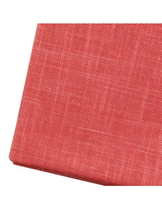 Sashiko-stofcoupon 50 cm x 55 cm - Koraal