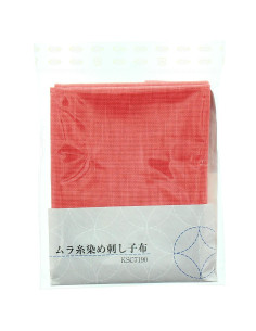 Sashiko-stofcoupon 50 cm x 55 cm - Koraal 2