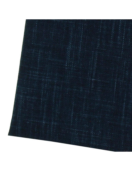 Sashiko-stofcoupon 50 cm x 55 cm - Marineblauw