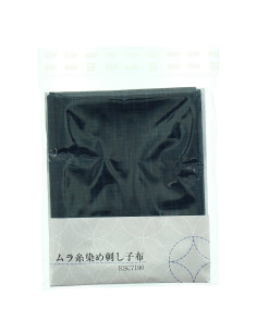 Sashiko-stofcoupon 50 cm x 55 cm - Marineblauw 2