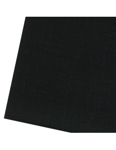 Sashiko-stofcoupon 50 cm x 55 cm - Zwart