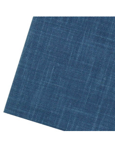 Sashiko-stofcoupon 50 cm x 55 cm - Koningsblauw