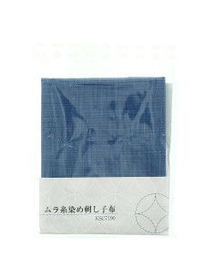 Sashiko-stofcoupon 50 cm x 55 cm - Koningsblauw 2