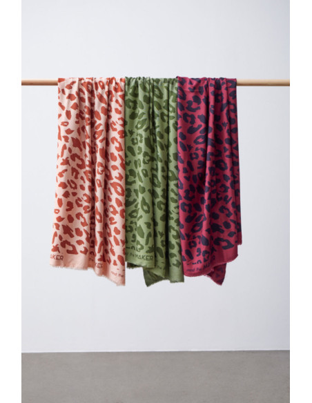 Viscose keperstof - Urban Leo Rose