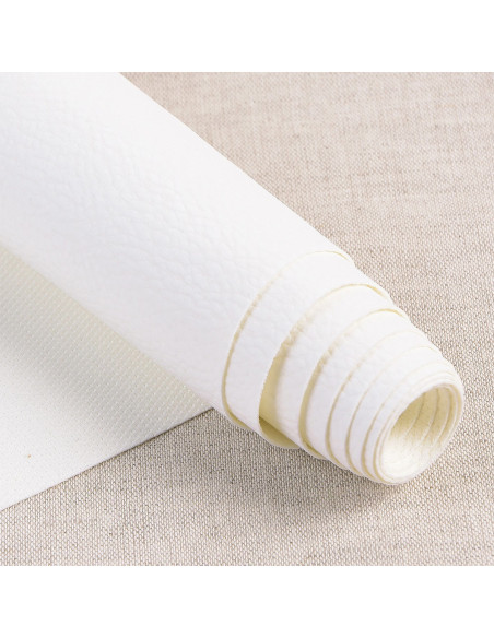 Karla-achtige coupon 140 cm x 50 cm - Wit