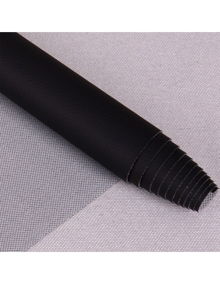 Karla-achtige coupon 140 cm x 50 cm - Zwart