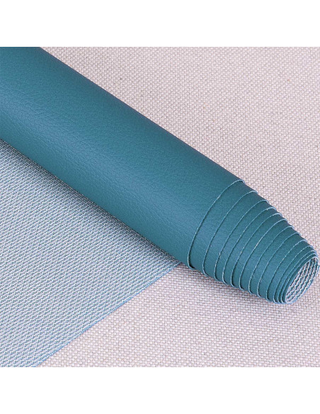 Karla-achtige coupon 140 cm x 50 cm - Blauwgroen