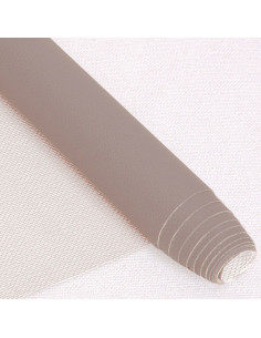 Karla-achtige coupon 140 cm x 50 cm - Steen